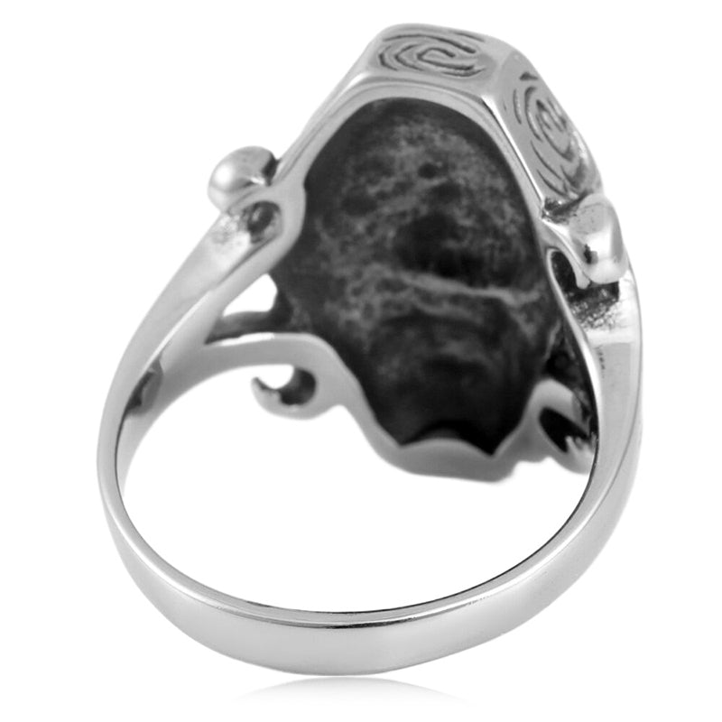 Vintage Skull Coffin Ring