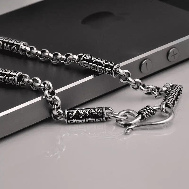 Silver Hoop Necklace