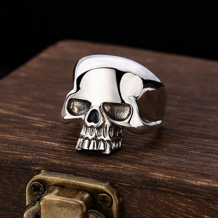 Mirror Skull Ring