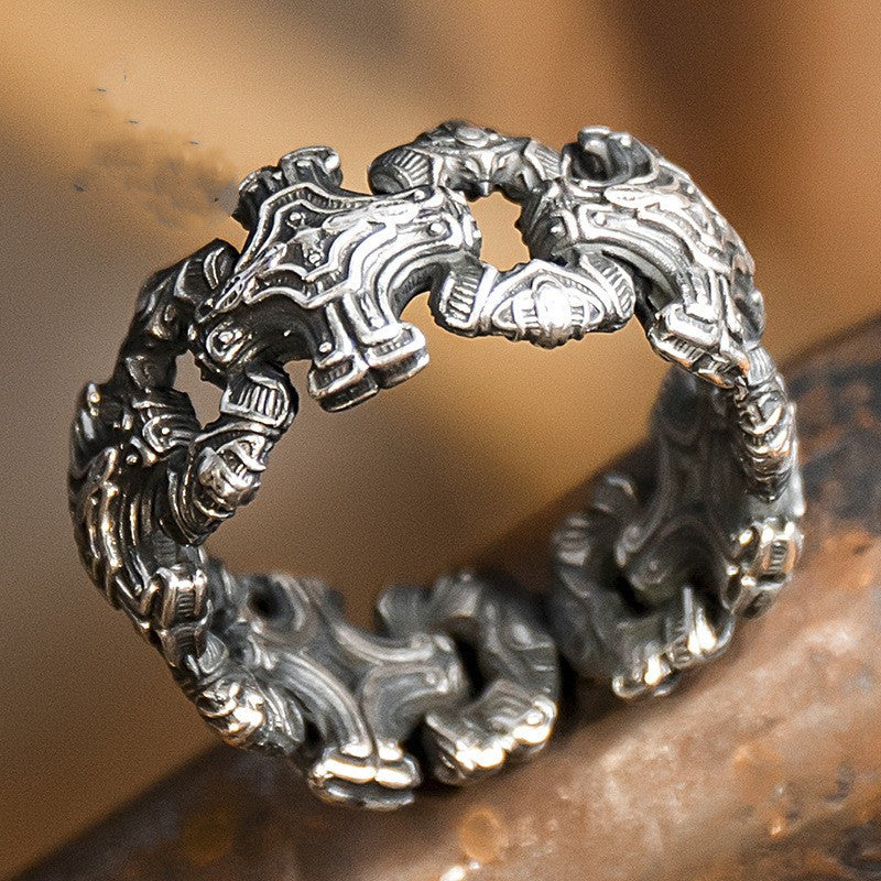 Gothic cross ring