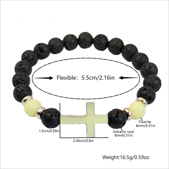 Luminous Cross Bracelet