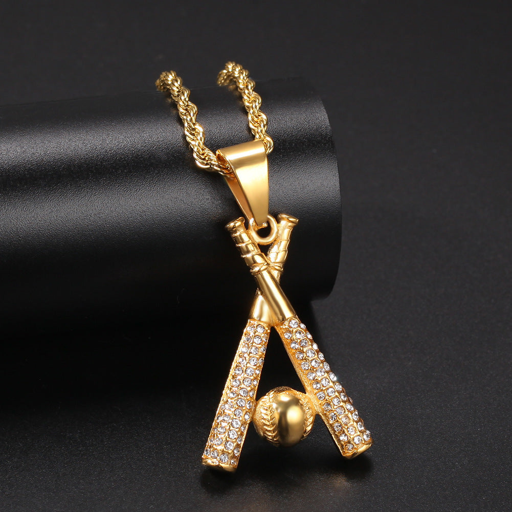 Baseball necklace
