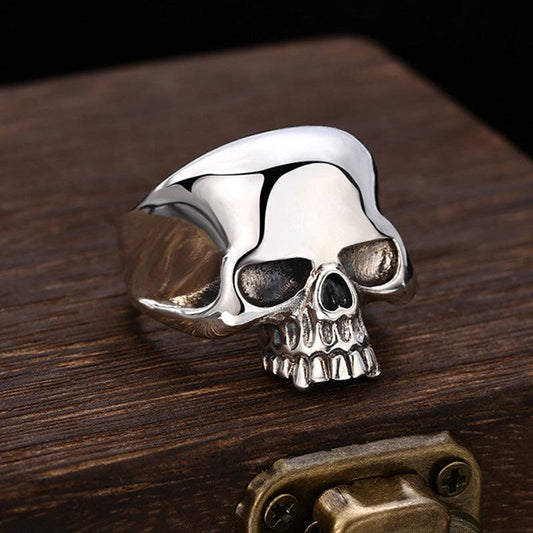 Mirror Skull Ring