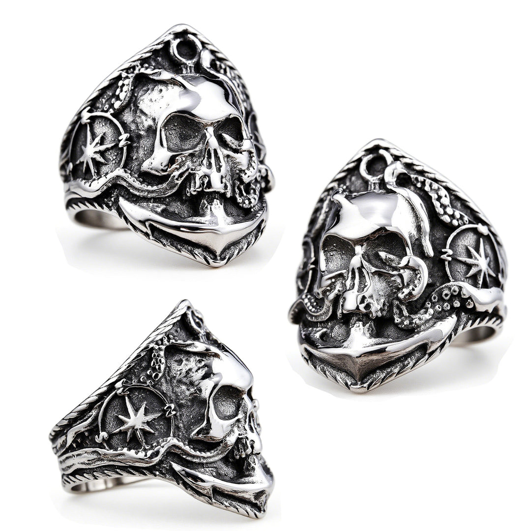Skeleton Kraken Ring