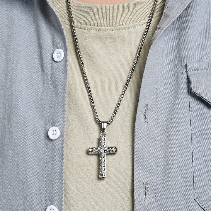 Demon Eye Cross Necklace