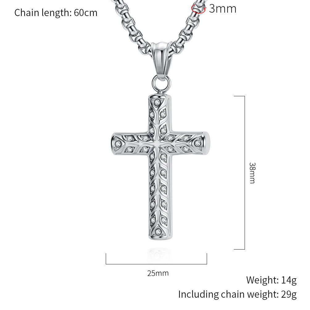 Demon Eye Cross Necklace