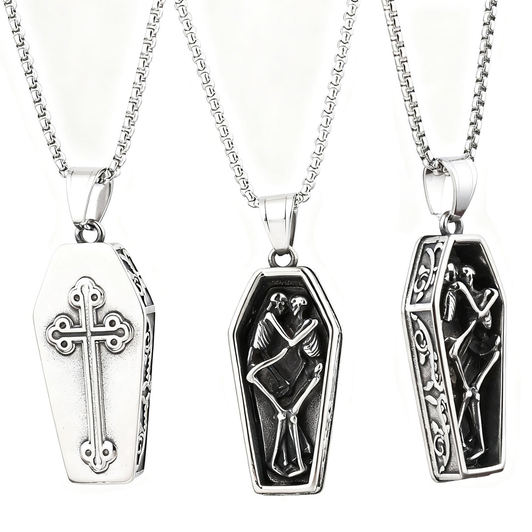 Street-style shield pendant