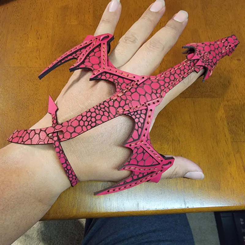 Leather Dragon Bracelet