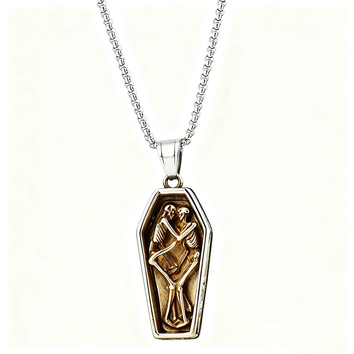 Street-style shield pendant