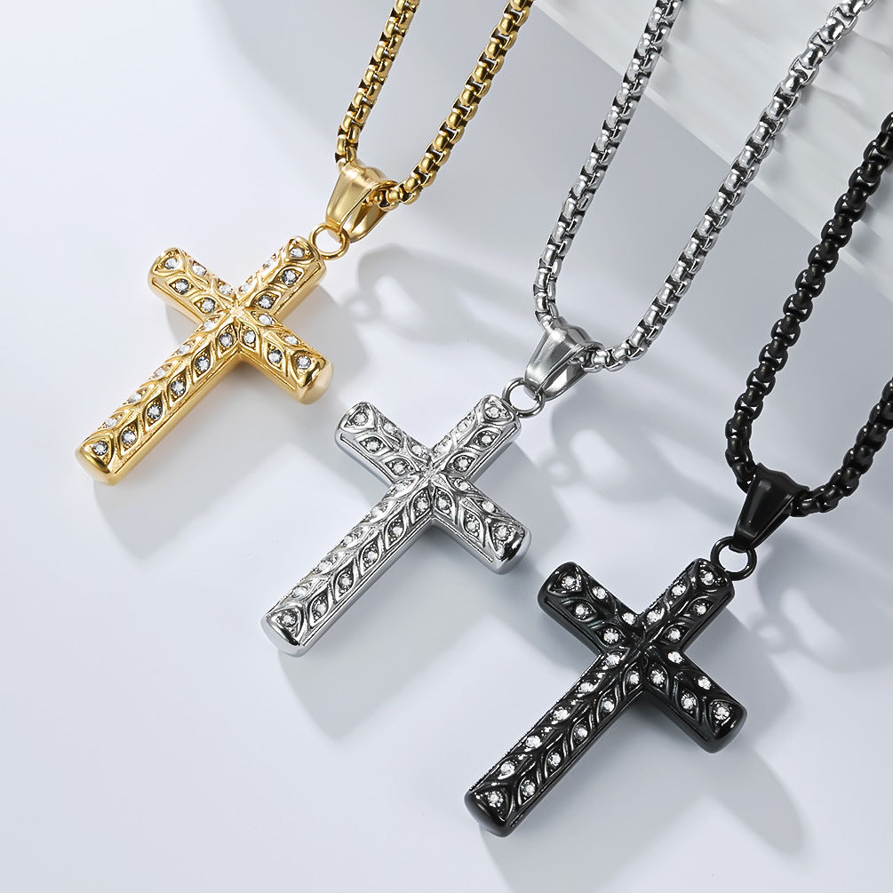 Demon Eye Cross Necklace