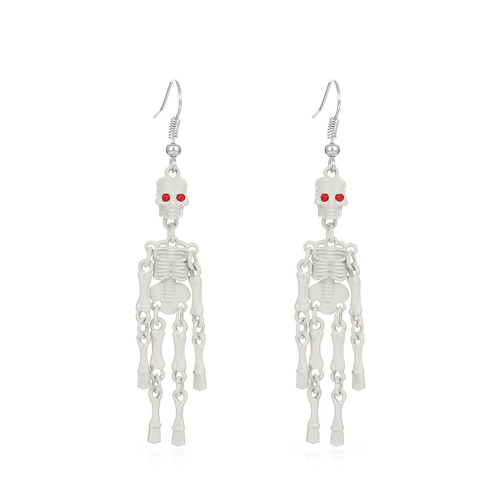Ghost Skeleton Earrings