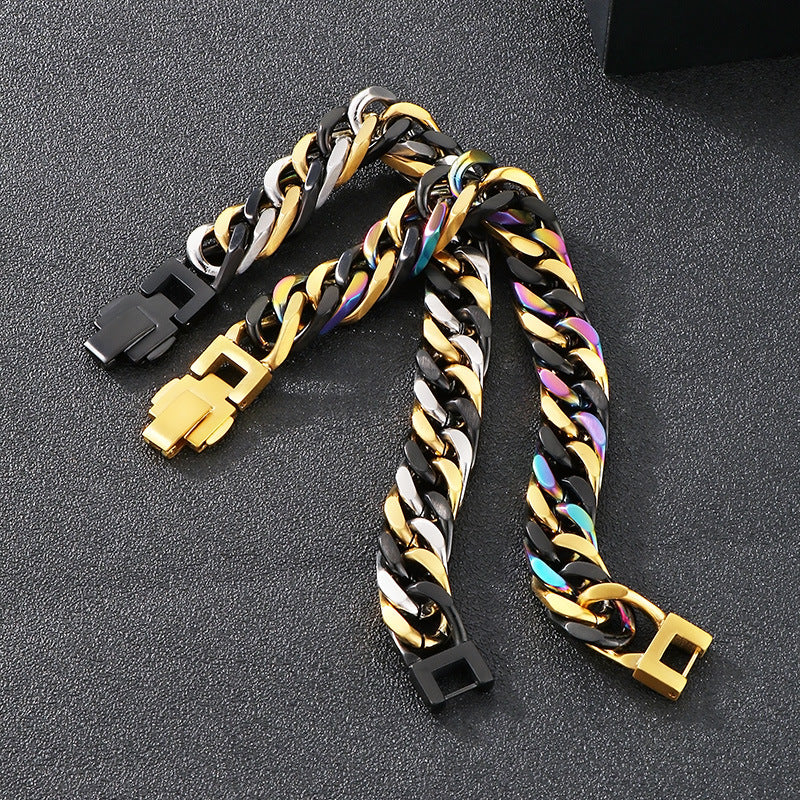Simple mixed color bracelet