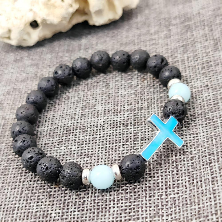 Luminous Cross Bracelet