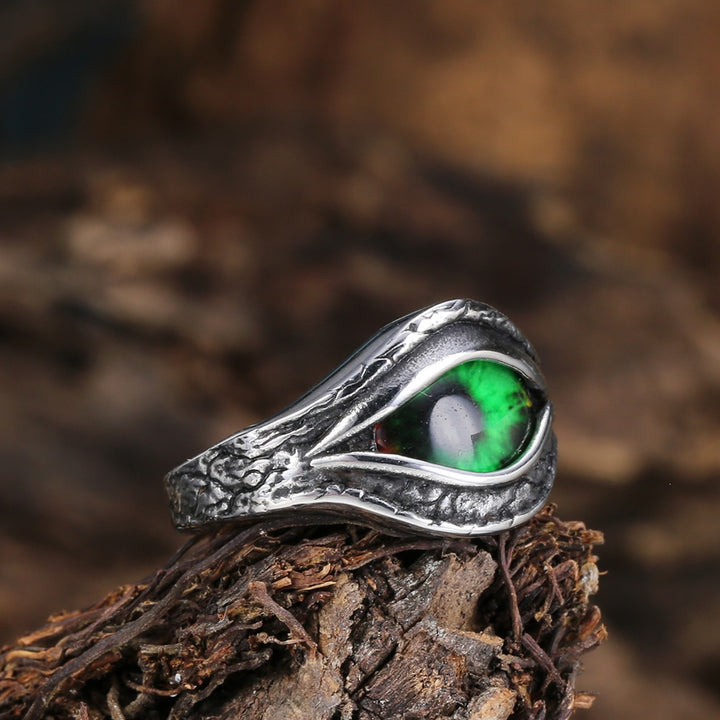 Retro Evil Eye Stainless Steel Ring
