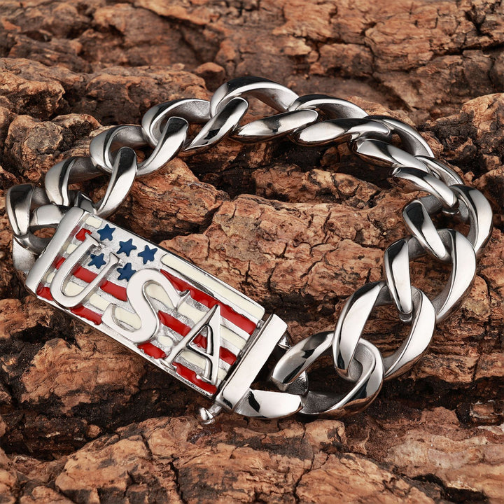 Vintage Cuban-style street hip-hop bracelet