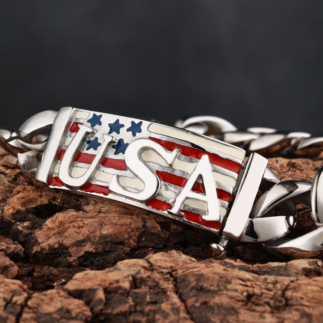 Vintage Cuban-style street hip-hop bracelet