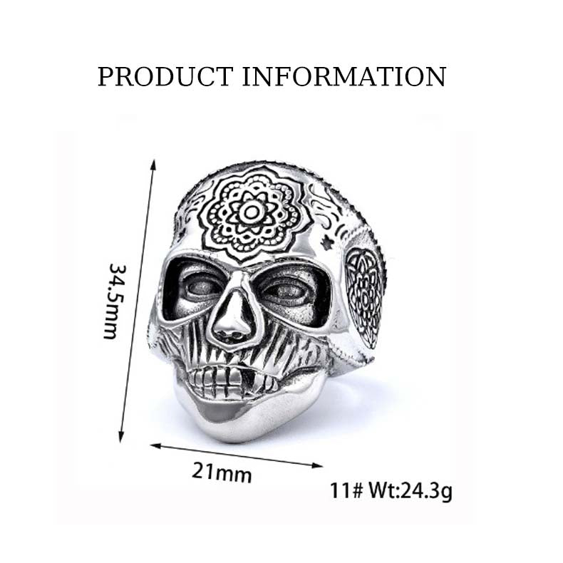 Carved Mask Ring