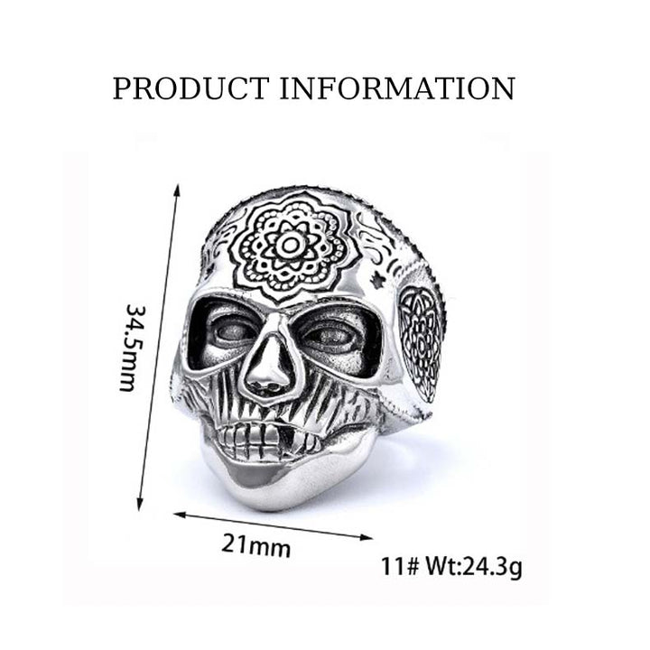 Carved Mask Ring
