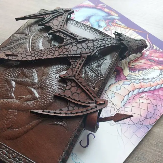 Leather Dragon Bracelet