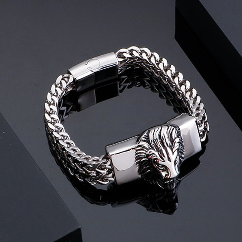 Lion head bracelet