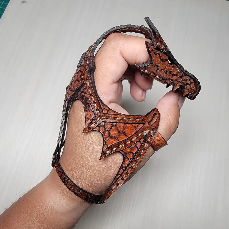 Leather Dragon Bracelet