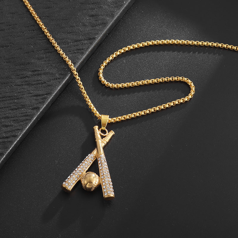 Baseball necklace