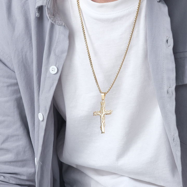 Tree of Life Cross Necklace