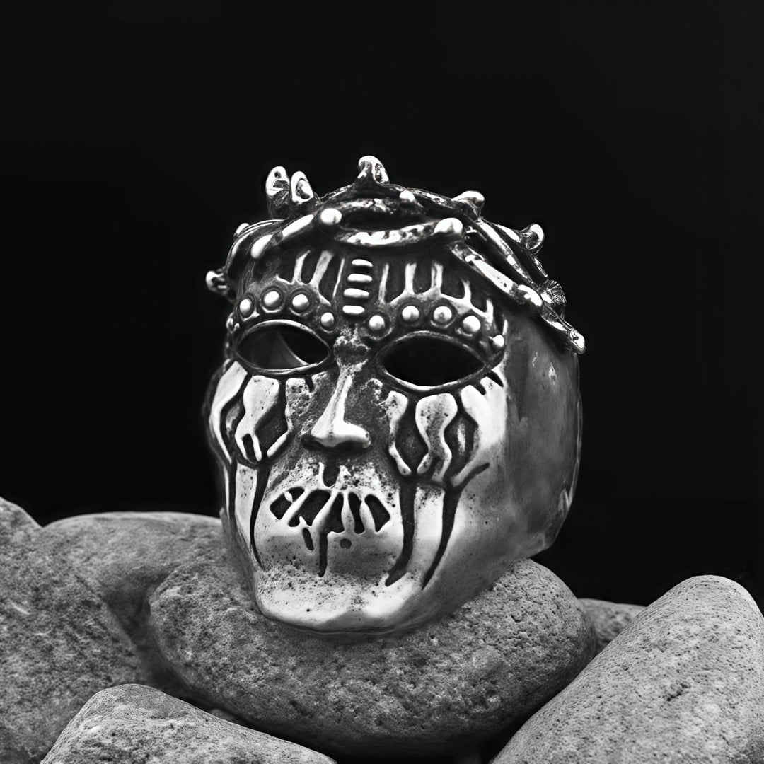 Dreadlock skull ring