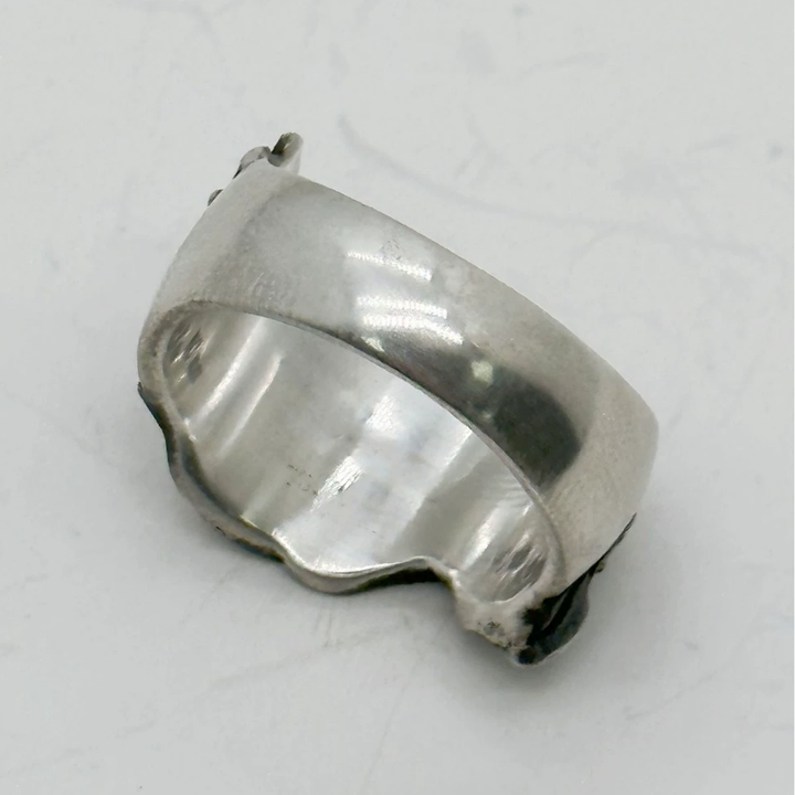 Vintage Eagle Skull Wing Adjustable Ring