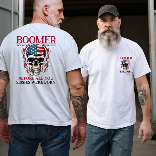 BOOMER The Badass Generation Custom T shirt