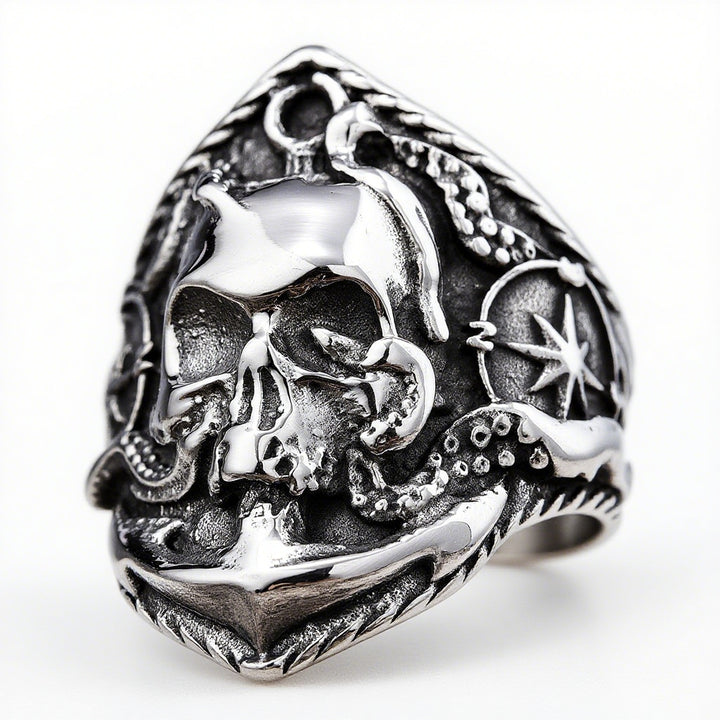 Skeleton Kraken Ring
