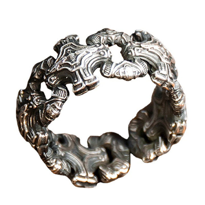 Gothic cross ring