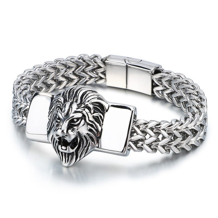 Lion head bracelet