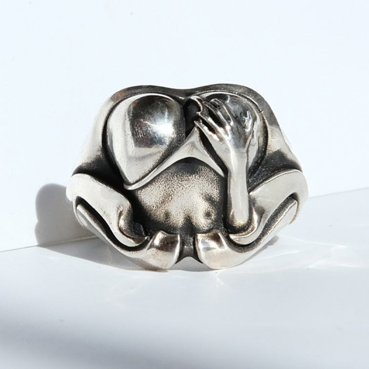 925 silver butt ring