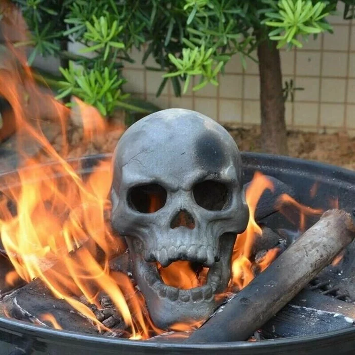 Horror Skull Ceramic Flint