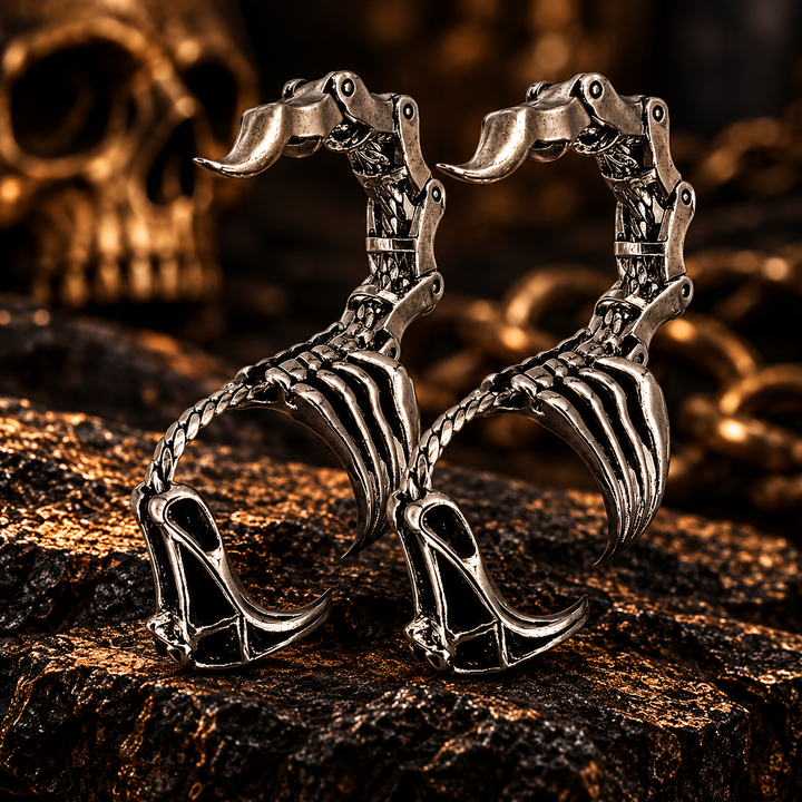 Movable scorpion tail ring
