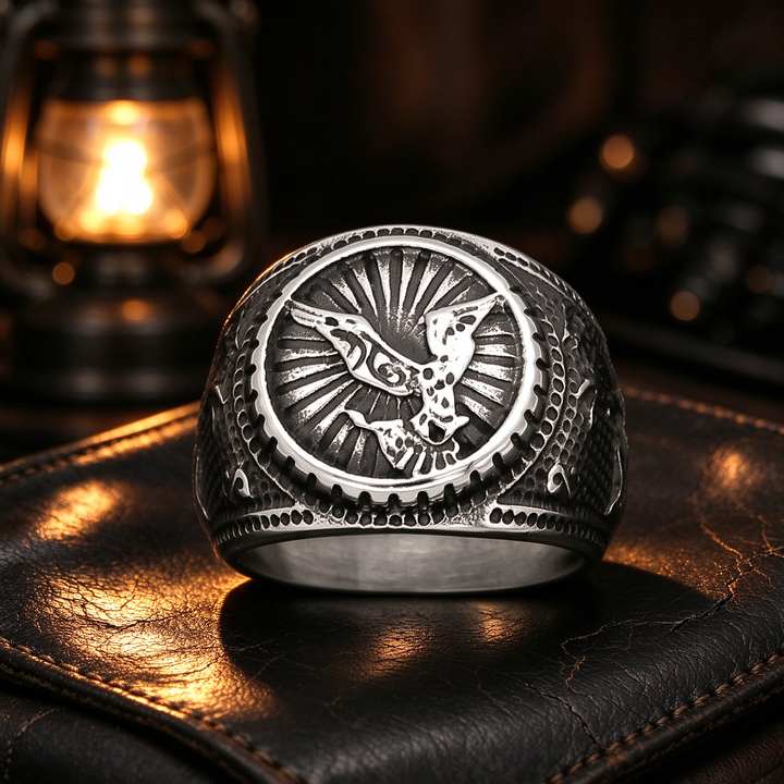 Raven Viking Ring