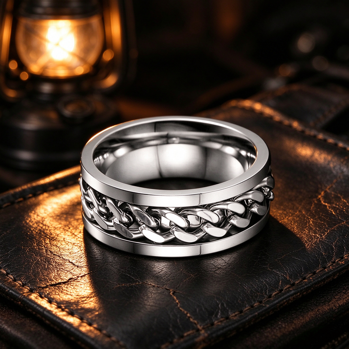 Classic Chain Stainless Steel Ring