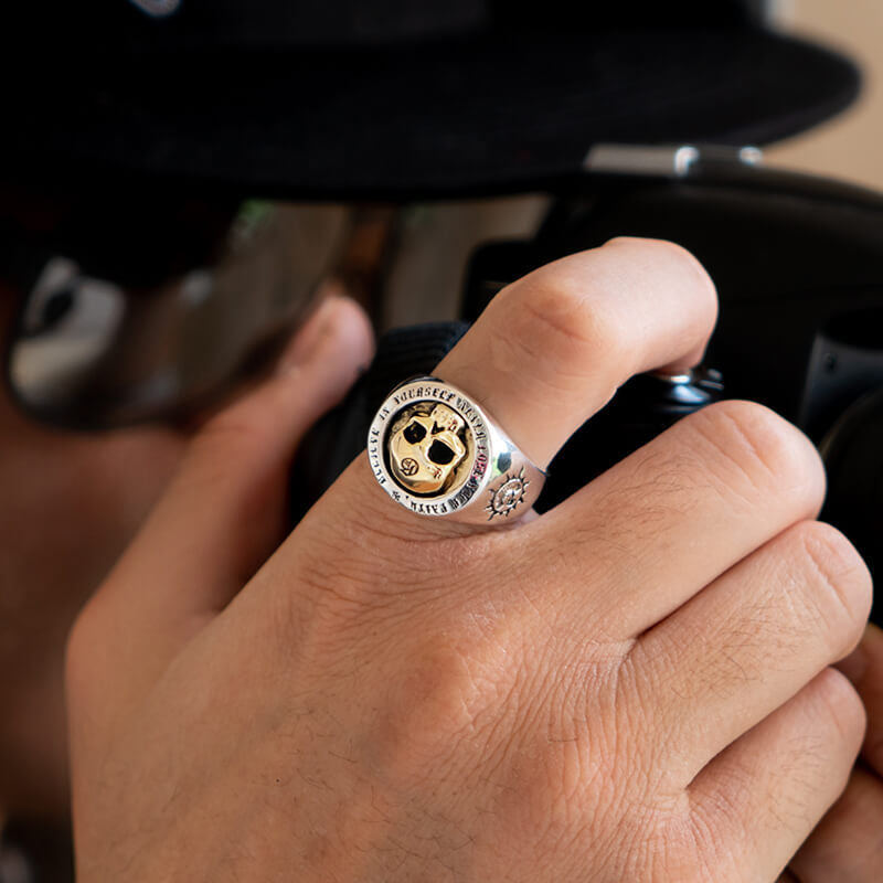 Punk Rock Skull Ring