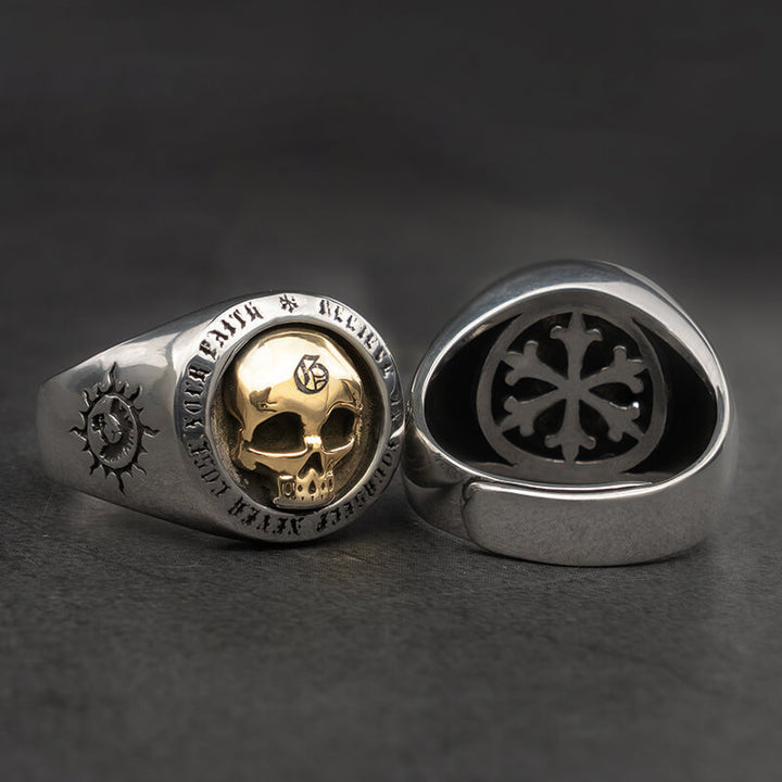 Punk Rock Skull Ring