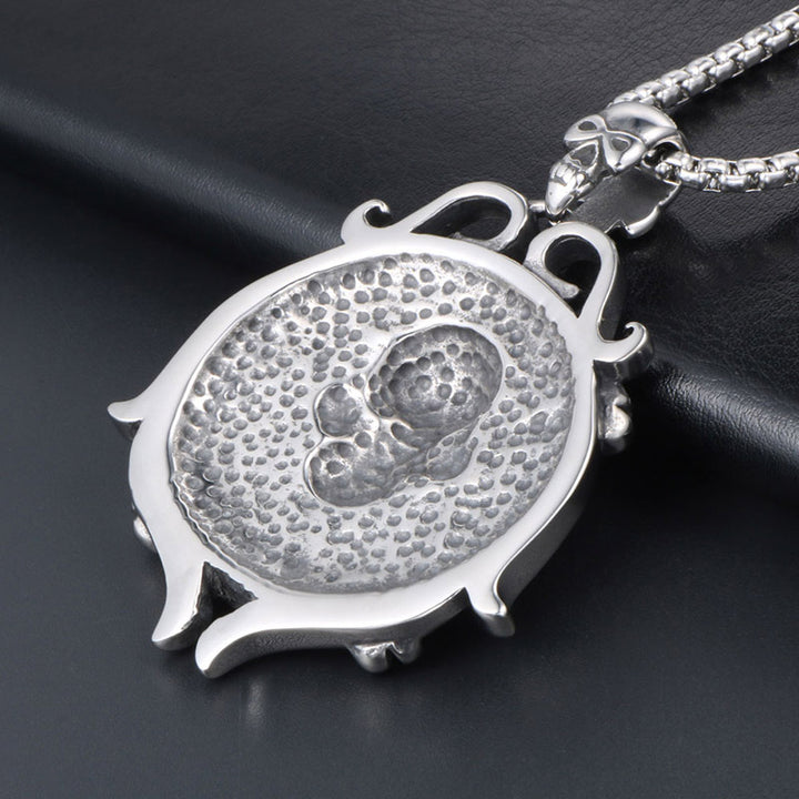Vintage Skull Rudder Necklace