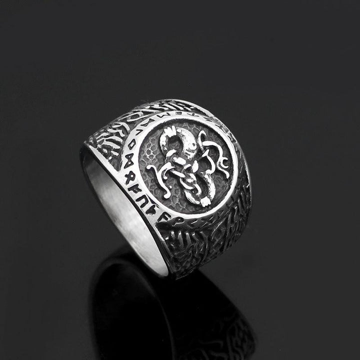 Viking Dragon Totem Ring