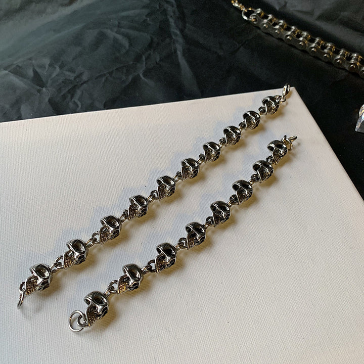 Punk skull bracelet