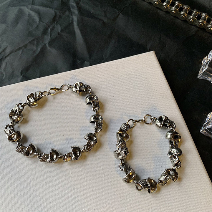 Punk skull bracelet