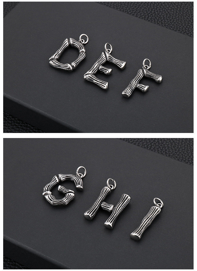 Alphabet Pendant Necklace