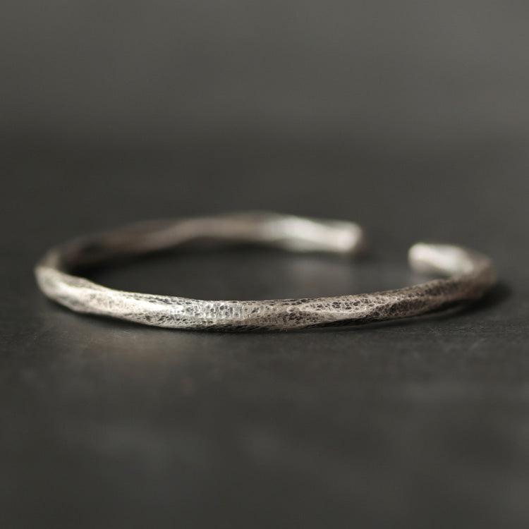 Handmade Thai Silver Thin Bracelet