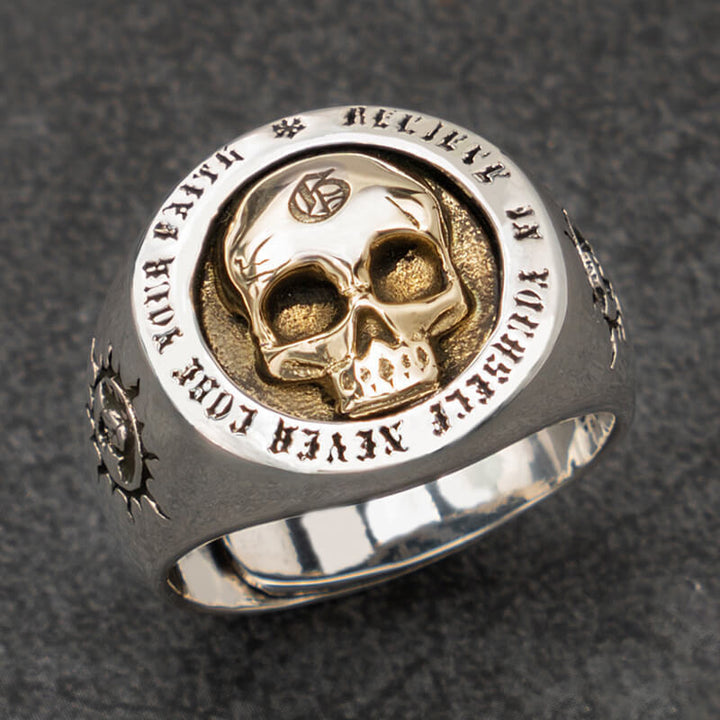 Punk Rock Skull Ring