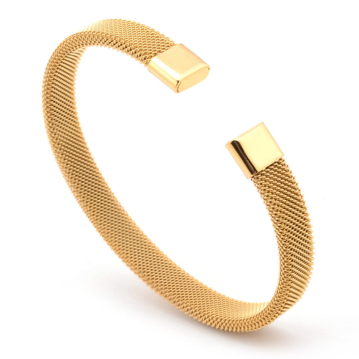 Fashion C-Shaped Mesh Bracelet
