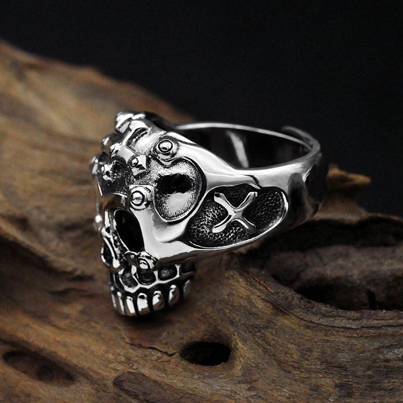 Silver Skull Ring 925 Silver
