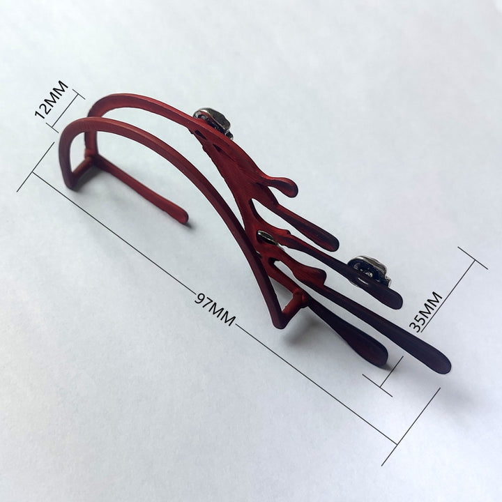 Halloween Lava Earrings